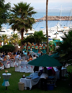 A wedding at scenic Hotel Coral & Marina.
