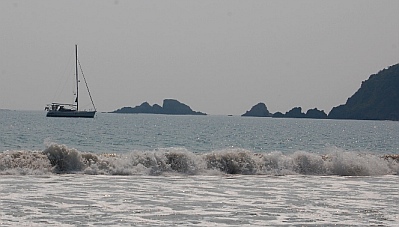 Groovy in the Chamela Bay anchorage, Mexico