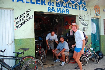 Bike shop in Santiago, Colima, Mexico