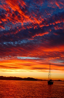 Sunrise at Las Hadas resort