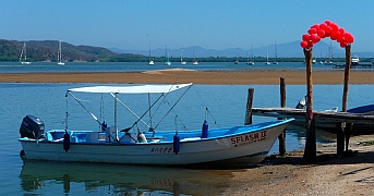 Water taxi Barra de Navidad Jalisco, Mexico