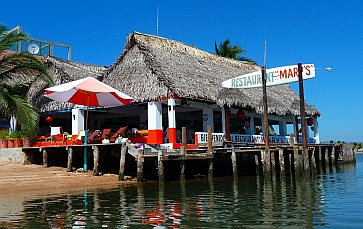 Boat-in restaurants Barra de Navidad Jalisco, Mexico