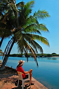 Barra de Navidad lagoon anchorage Jalisco, Mexico