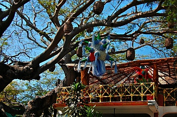 Outdoor eateries, Barra de Navidad Jalisco, Mexico