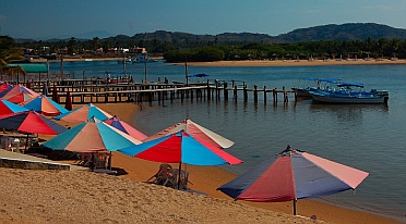 Water taxi pier, Barra de Navidad Jalisco, Mexico