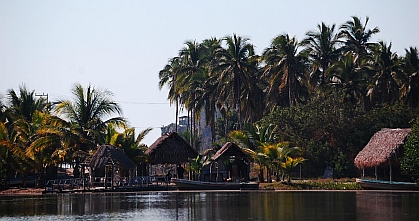 Jungle dinghy tour, Tenacatita, Mexico