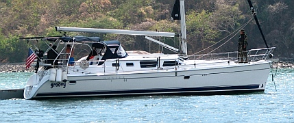 sv Groovy gets boarded by the Mexican Navy in Tenacatita.
