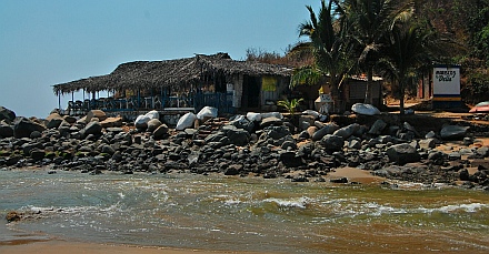 A river of water created by the March 11 tsunami