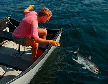 Mark catche a Toro off Bahia Chamela