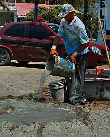 Street scene in La Manzanilla