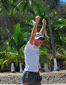 Bocce ball in Tenacatita anchorage