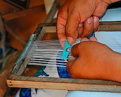 Huichol bead art