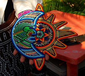 Huichol bead art