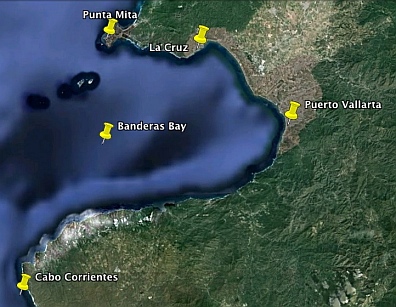 Banderas Bay Anchorages.