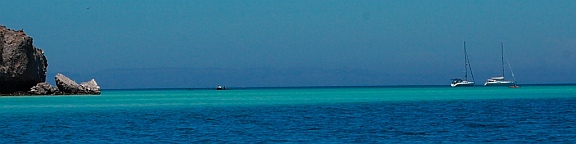 Beautiful Puerto Balandra (Playa Balandra) outside La Paz, Baja California Sur, Sea of Cortez, Mexico
