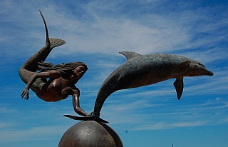 Malecon statues, La Paz, Baja California Sur, Sea of Cortez, Mexico