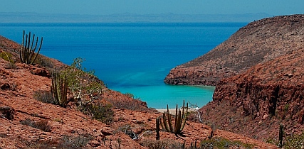 Ensenada Grande, Isla Partida, Islas Espiritu Santos, Baja California Sur, Sea of Cortez, Mexico