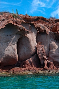 Ensenada Grande, Isla Partida, Islas Espiritu Santos, Baja California Sur, Sea of Cortez, Mexico