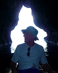 Sea cave, Ensenada de la Ballena / Bahia Berrendo, Baja California Sur, Sea of Cortez, Mexico