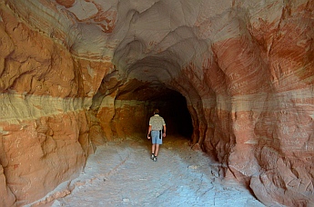 Cool cave, Mt. Carmel Junction, Utah