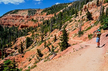 Red rock scenery, Cascade Falls hike, Dixie National Forest, Utah