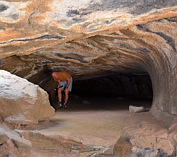 Low ceilings, Mammoth Cave, Dixie National Forest, Utah