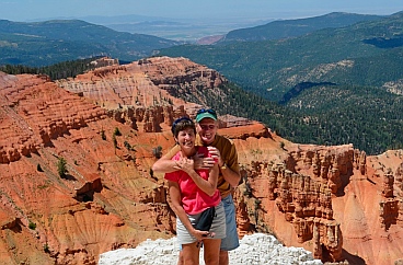 Beautiful vistas at Cedar Breaks National Monument, Utah