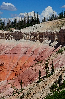 Cedar Breaks National Monument, Utah, "Place where the rocks are sliding down all the time"