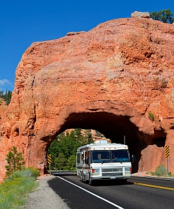 Red Canyon, Utah, tunnel.