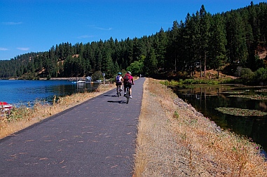 Bicycle trail Trail of the Coeur d'Alenes Idaho
