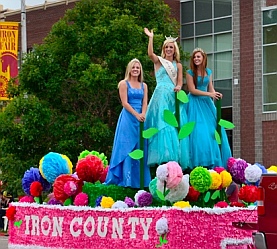 Miss Iron County and her attendants, Iron County Fair Parowan, Utah