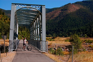 Rails-to-trails Trail of the Coeur d'Alenes Idaho