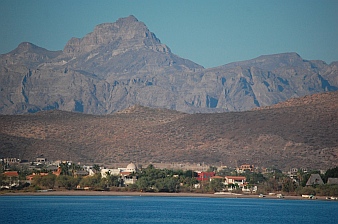 Beachside villas outside Loreto, BCS, Sea of Cortez, Mexico.