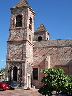 Cathedral in La Paz, BCS, Mexico