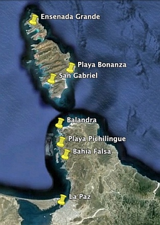 La Paz Anchorages.