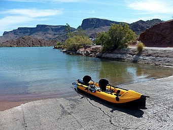 Lake Havasu, Arizona - perfect for kayaking with a Hobie i14t inflatable tandem kayak 