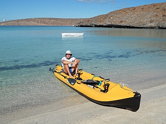 Sea of Cortez (Bahia Falsa) with our Hobie i14t inflatable tandem kayak 