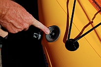 Inflation/deflation valve for Hobie i14t inflatable tandem kayak 