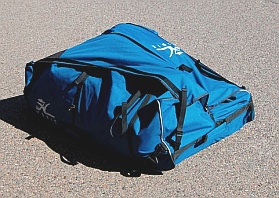 Putting away the Hobie i14t inflatable tandem kayak - finished package.