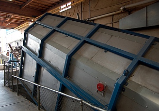 Kayak moulds at the Hobie Cat factory in Oceanside, California