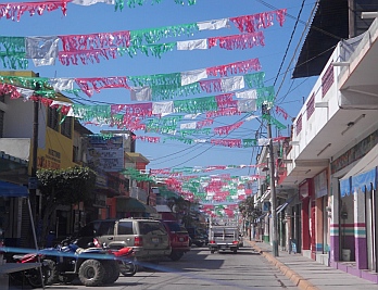 Cihuatlan Christmas decorations Costa Alegre (Gold Coast) Mexico