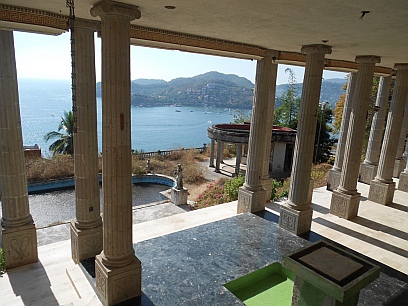 View from the balcony of Arturo Durazo's Parthenon in Zihuatanejo, Mexico.