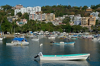 Looking across Acapulco's inner harbor.