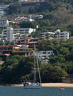 Acapulco has several picturesque anchorages.
