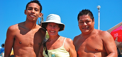 Los clavadistas, the cliff divers of La Quebrada.