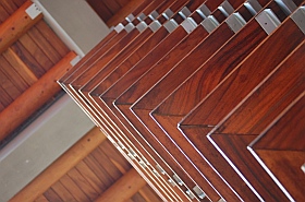 Huanacaxtle hardwood was used in the construction of the Copalita Eco-Archaeological park headquarters.