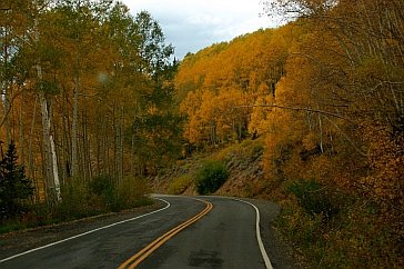 Back side of Park City, Utah in Fall.