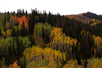 Back side of Park City, Utah in Fall.