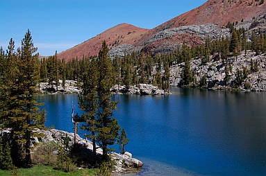 Full-time RV travel  took us to Duck Lake in Mammoth, California.
