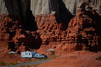 Campground at Goblin Valley, Utah